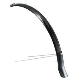 Snello Front fender PVC 28 Inch 51 mm Gloss Black - Teknashop Ltd