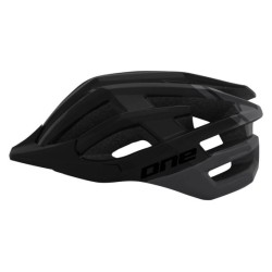 MTB Race Bicycle Helmet Dark Gray/Black Size M (54-58 cm) - Teknashop Ltd