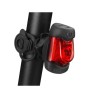 Brixxi Taillight Seatpost with Brake Light USB Red - Teknashop Ltd