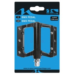 Platform Pedals BMX 9/16 Inch Flat black per set - Teknashop Ltd