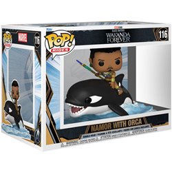 FIGURA POP MARVEL BLACK PANTHER WAKANDA FOREVER NAMOR WITH ORCA