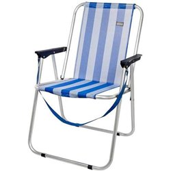 SILLA PLAYA ALUMINIO PLEGABLE FIJA MARINERA 44X45X76 CM