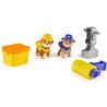 BLISTER 2 FIGURAS RUBBLE Y MIX EQUIPO RUBBLE PATRULLA CANINA PAW PATROL