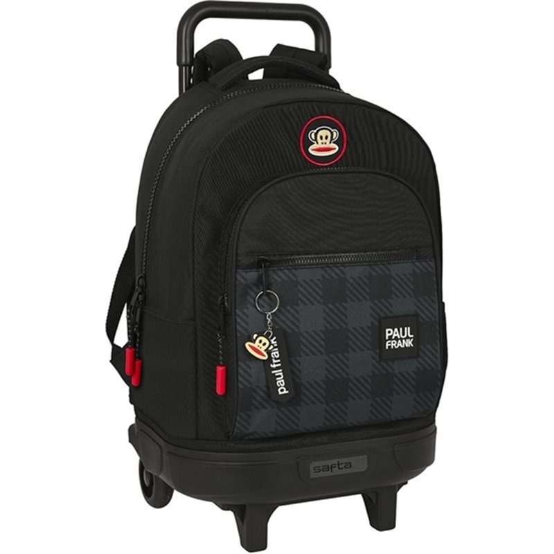 MOCHILA GDE. C/RUEDAS COMPACT EXTRAIBLE PAUL FRANK "CAMPERS"