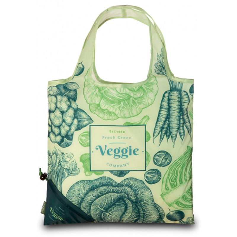 shopper Veggie ladies 22 litres polyester green