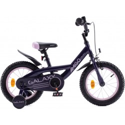 Galaxy 12 Inch 20 cm Girls Coaster Brake Purple/Pink