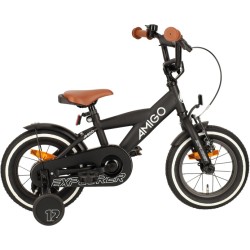 Explorer 12 Inch 20 cm Boys Coaster Brake Black/White