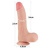 Sliding Skin Dual Layer Dildo 8.5