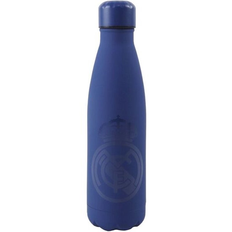 BOTELLA AZUL ACERO INOXIDABLE REAL MADRID 600ML