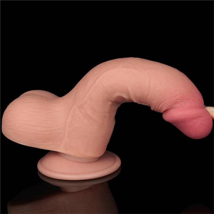 Sliding Skin Dual Layer Dildo 7.5 - LO-LV317204 - Teknashop Ltd