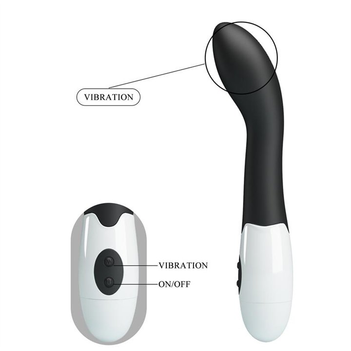 Vibrator Bishop 30 functions Black - BI-014220-A3 - Teknashop Ltd