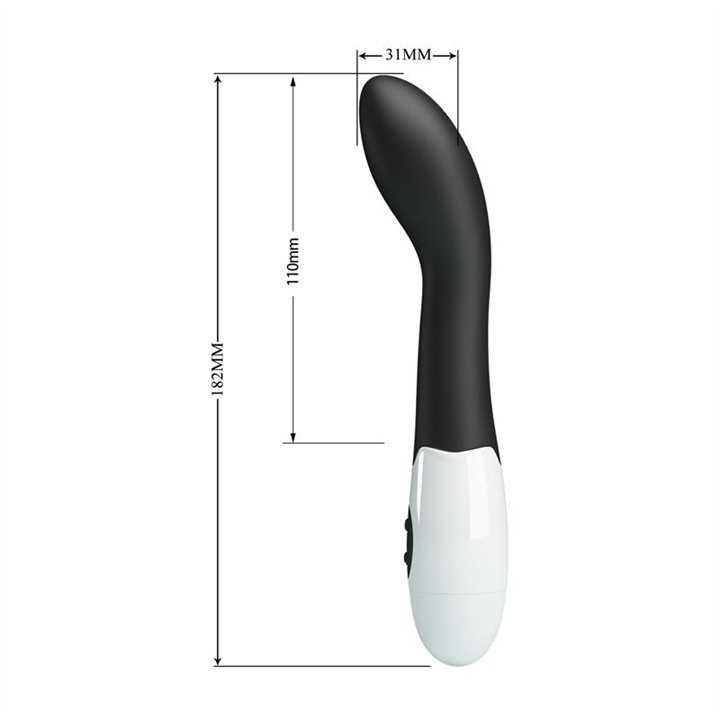 Vibrator Bishop 30 functions Black - BI-014220-A3 - Teknashop Ltd