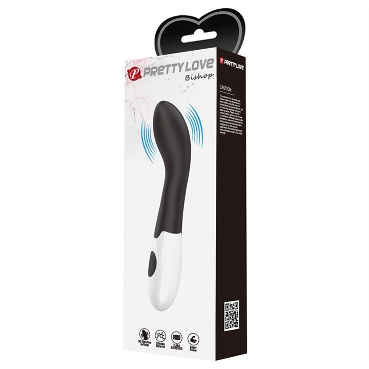 Vibrator Bishop 30 functions Black - BI-014220-A3 - Teknashop Ltd