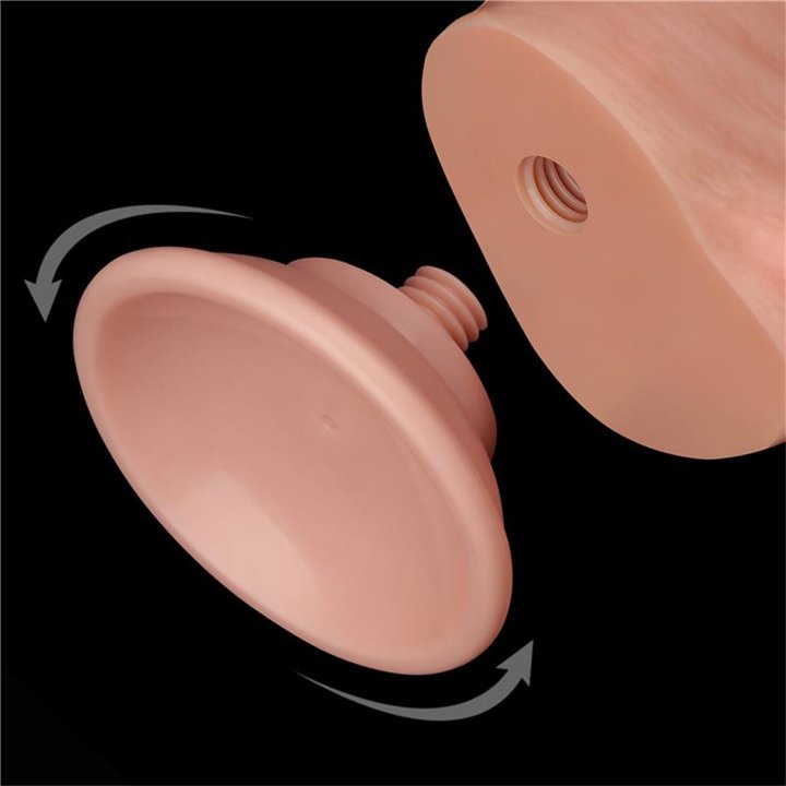 Sliding Skin Dual Layer Dildo 8 - LO-LV317207 - Teknashop Ltd