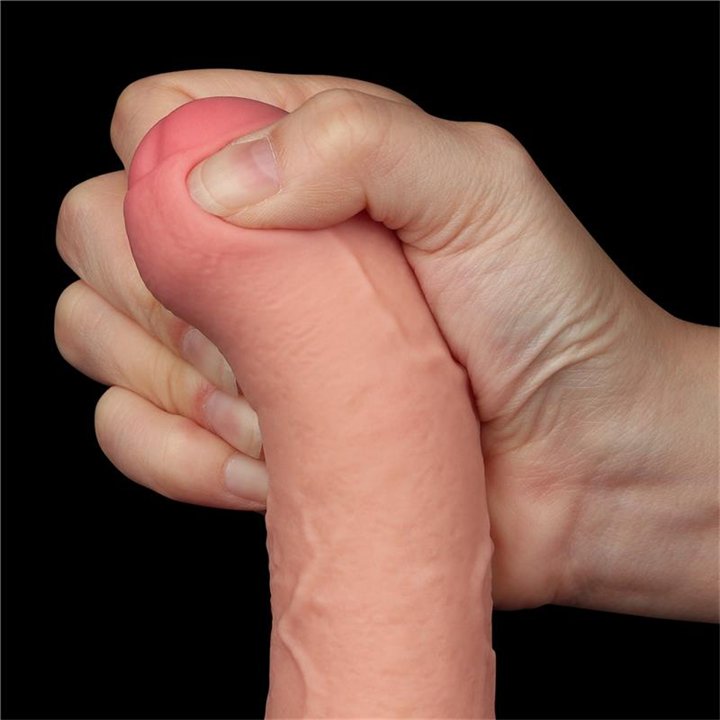 Sliding Skin Dual Layer Dildo 8 - LO-LV317205 - Teknashop Ltd