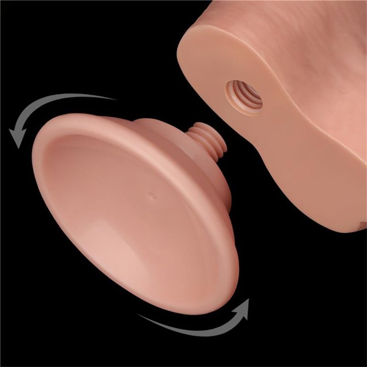 Sliding Skin Dual Layer Dildo 8 - LO-LV317205 - Teknashop Ltd