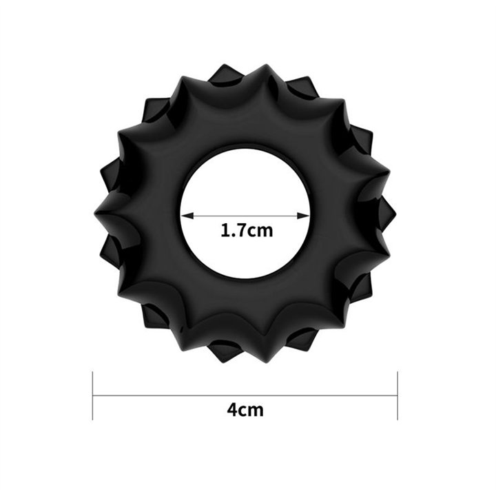 Penis Ring Power Plus Black - LO-LV1431 - Teknashop Ltd