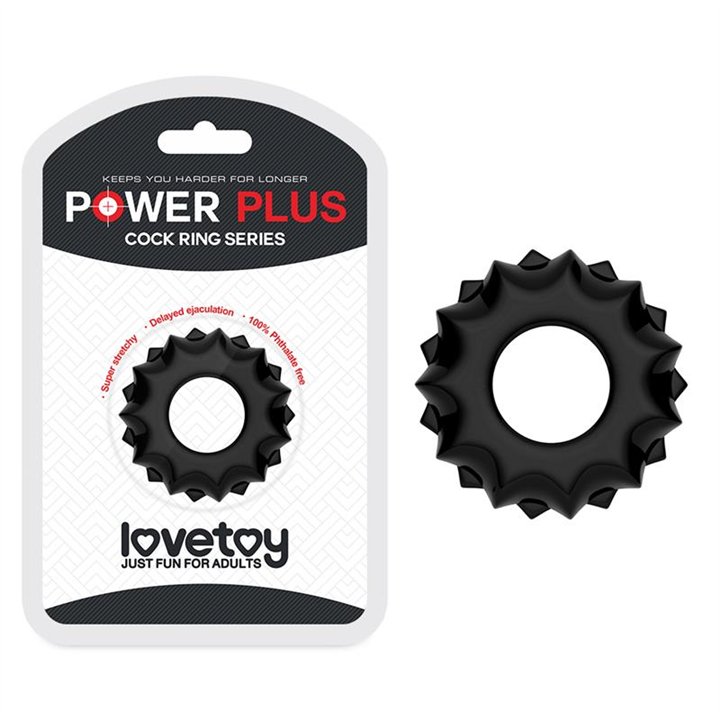 Penis Ring Power Plus Black - LO-LV1431 - Teknashop Ltd