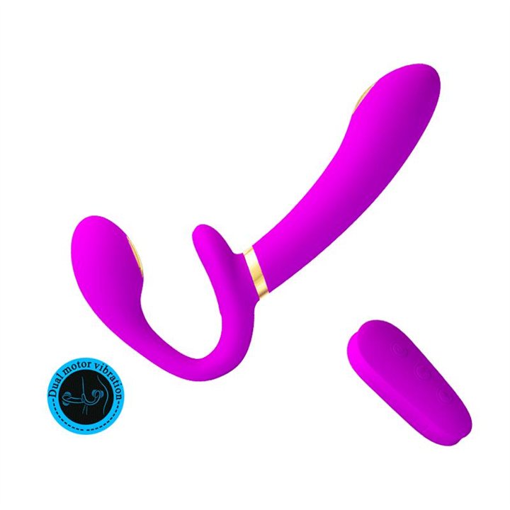 Thunderbird Couples Vibe Strapless with Remote Control - BW-022068W - Teknashop Ltd