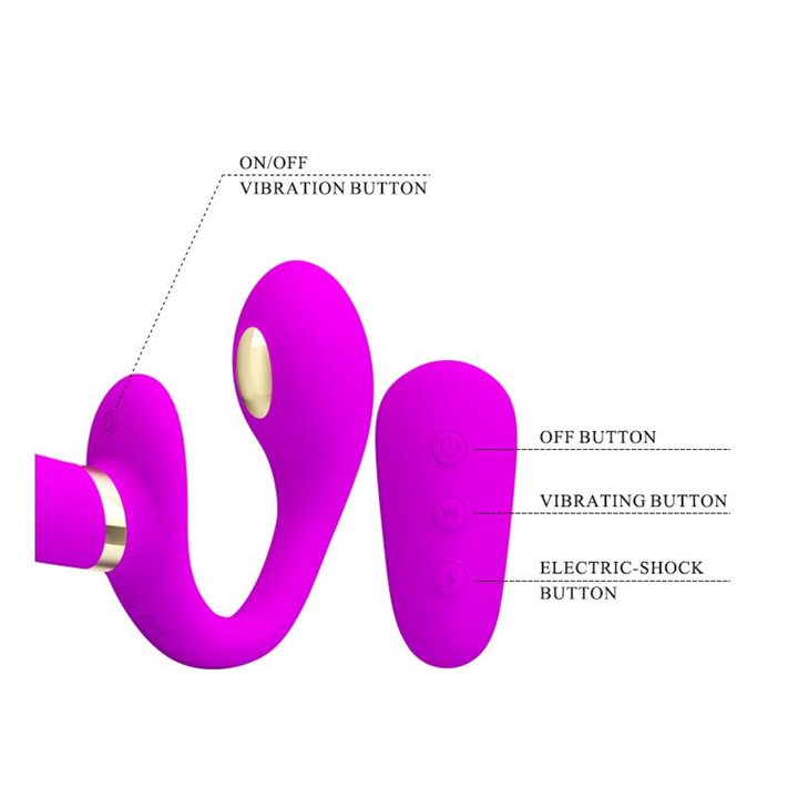 Thunderbird Couples Vibe Strapless with Remote Control - BW-022068W - Teknashop Ltd