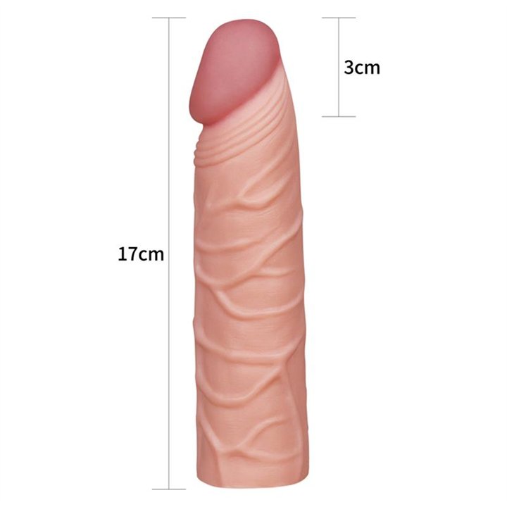 Penis Sleeve Pleasure X Tender Flesh - LO-LV1051F - Teknashop Ltd