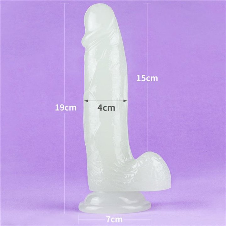 Dildo Lumino 7.5 Blue Light - LO-LV319020 - Teknashop Ltd