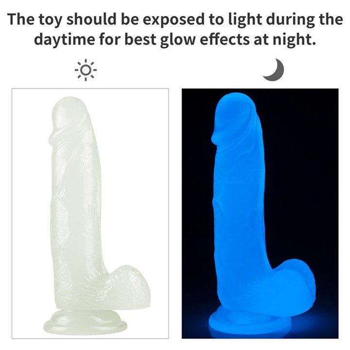 Dildo Lumino 7.5 Blue Light - LO-LV319020 - Teknashop Ltd