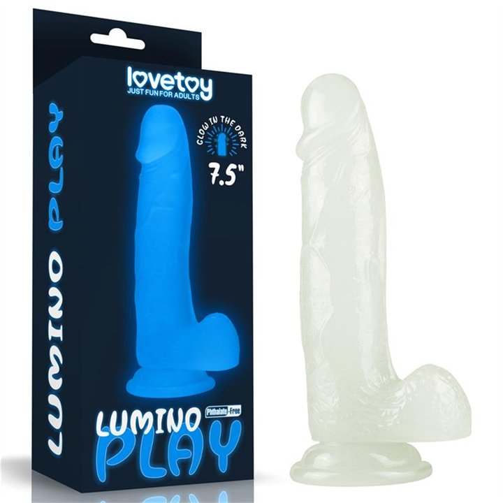 Dildo Lumino 7.5 Blue Light - LO-LV319020 - Teknashop Ltd