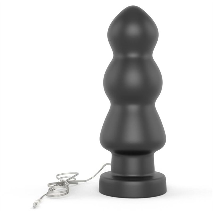 Vibrating Butt Plug King Sized 7.8 Black - LO-LV120117 - Teknashop Ltd