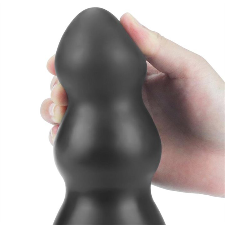 Vibrating Butt Plug King Sized 7.8 Black - LO-LV120117 - Teknashop Ltd