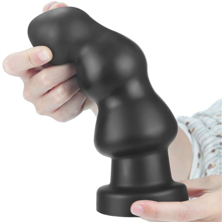 Vibrating Butt Plug King Sized 7.8 Black - LO-LV120117 - Teknashop Ltd