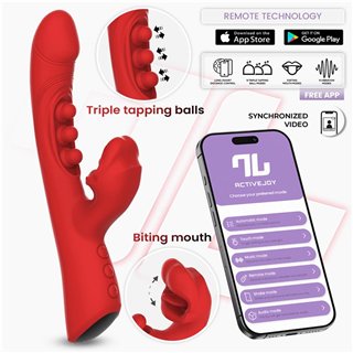 Trixy Vibrator with Tapping, Biting and App - IN-212 - Teknashop Ltd