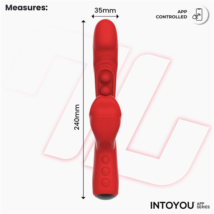 Trixy Vibrator with Tapping, Biting and App - IN-212 - Teknashop Ltd