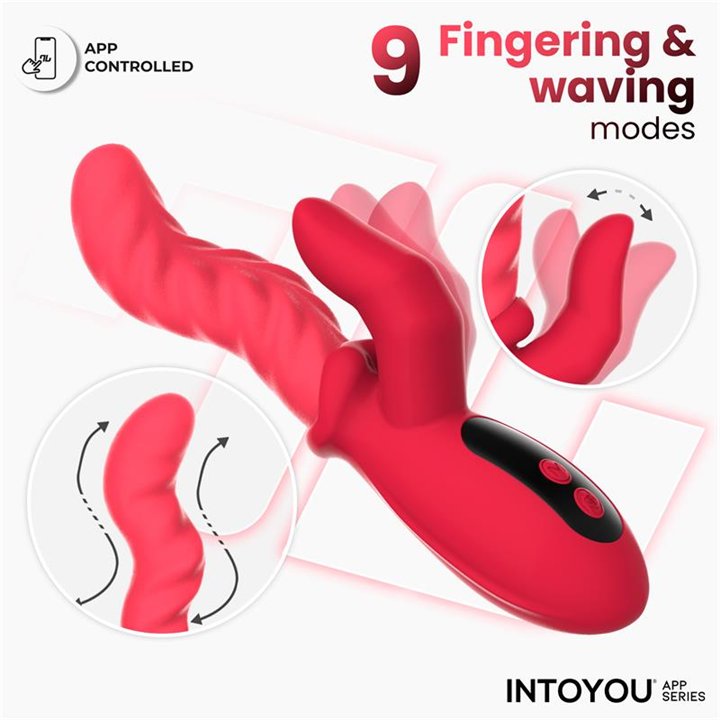 Tingly Vibrator with Finger, Waving and App - IN-210 - Teknashop Ltd