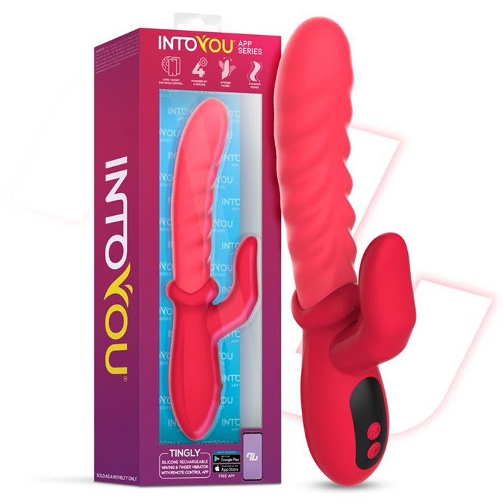 Tingly Vibrator with Finger, Waving and App - IN-210 - Teknashop Ltd