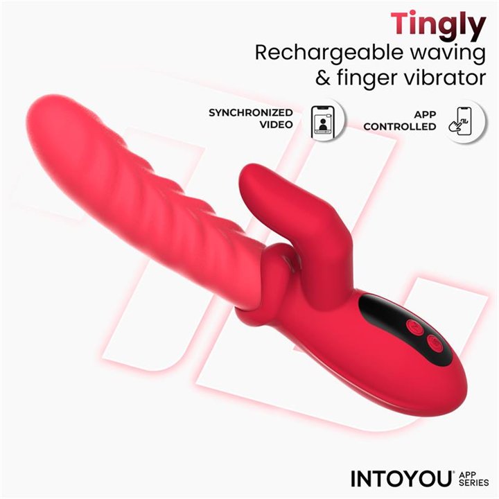 Tingly Vibrator with Finger, Waving and App - IN-210 - Teknashop Ltd