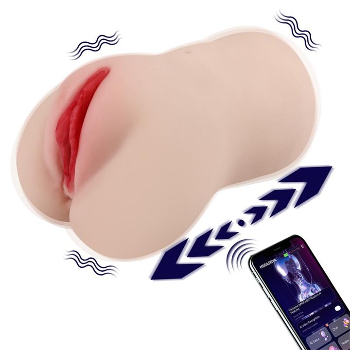 Eliza Vagina and Anus with Vibration, Thrusting and APP 1.83 kg - SQ-MAR60070L - Teknashop Ltd