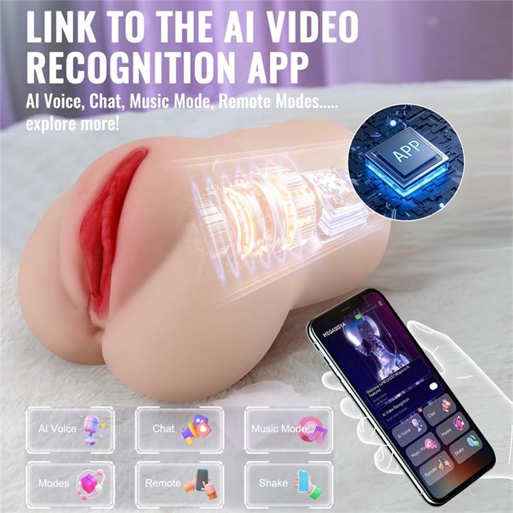 Eliza Vagina and Anus with Vibration, Thrusting and APP 1.83 kg - SQ-MAR60070L - Teknashop Ltd