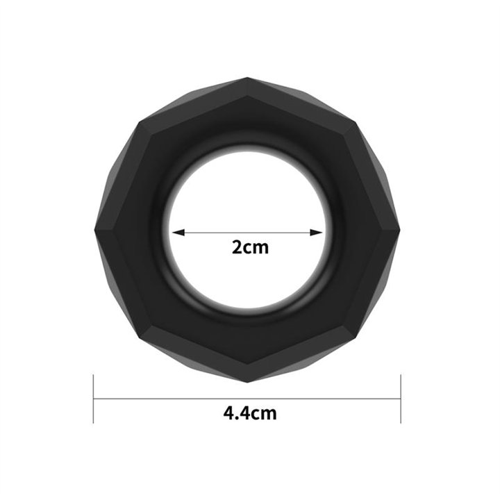 Penis Ring Power Plus Black - LO-LV1434 - Teknashop Ltd