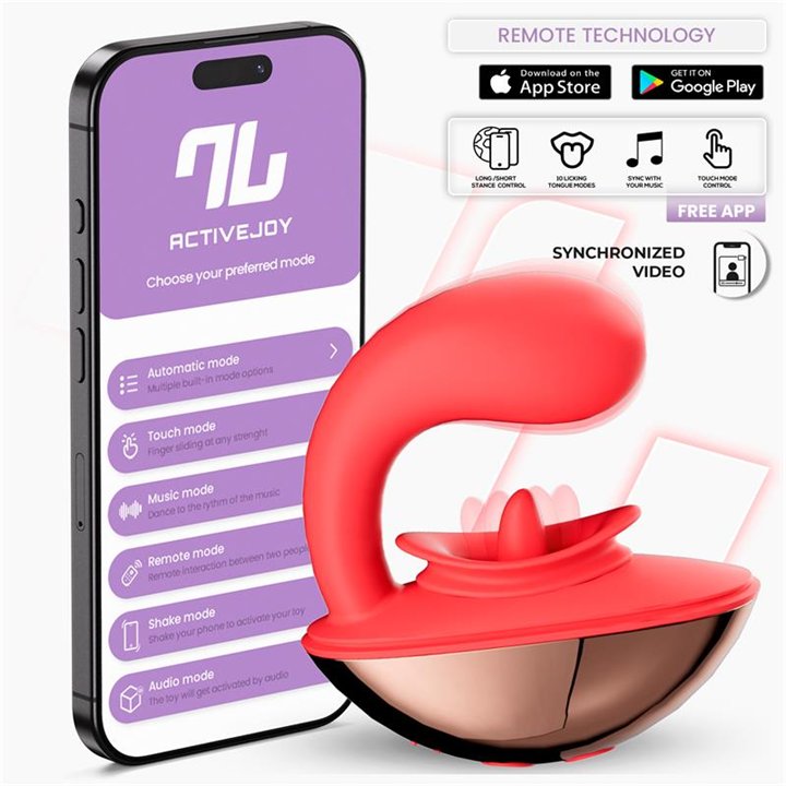 Rondy Vibrating and Licking Tongue Stimulator with App - IN-496 - Teknashop Ltd