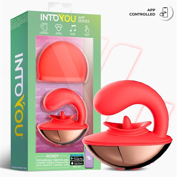 Rondy Vibrating and Licking Tongue Stimulator with App - IN-496 - Teknashop Ltd