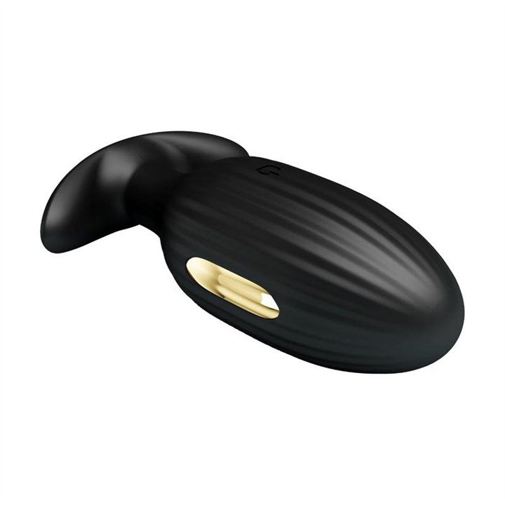 Jefferson Vibrating Anal Plug with Electroshock and APP - BI-040083HP - Teknashop Ltd