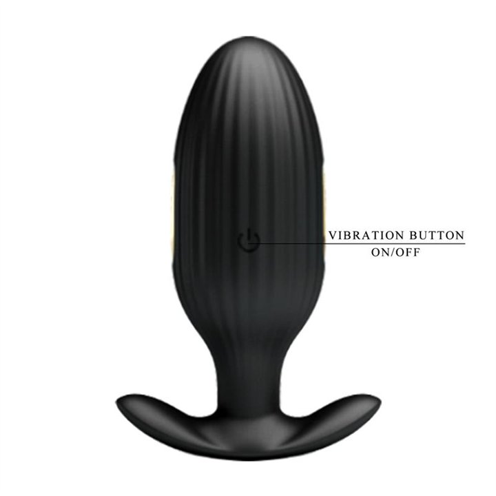 Jefferson Vibrating Anal Plug with Electroshock and APP - BI-040083HP - Teknashop Ltd