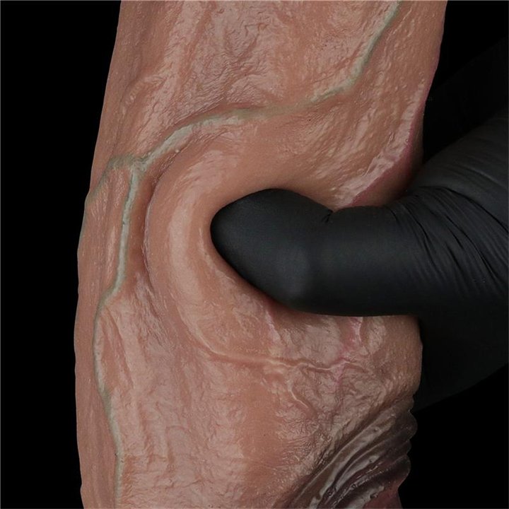 Dildo Dual Layered Silicone XXL 11 - LO-LV411062 - Teknashop Ltd