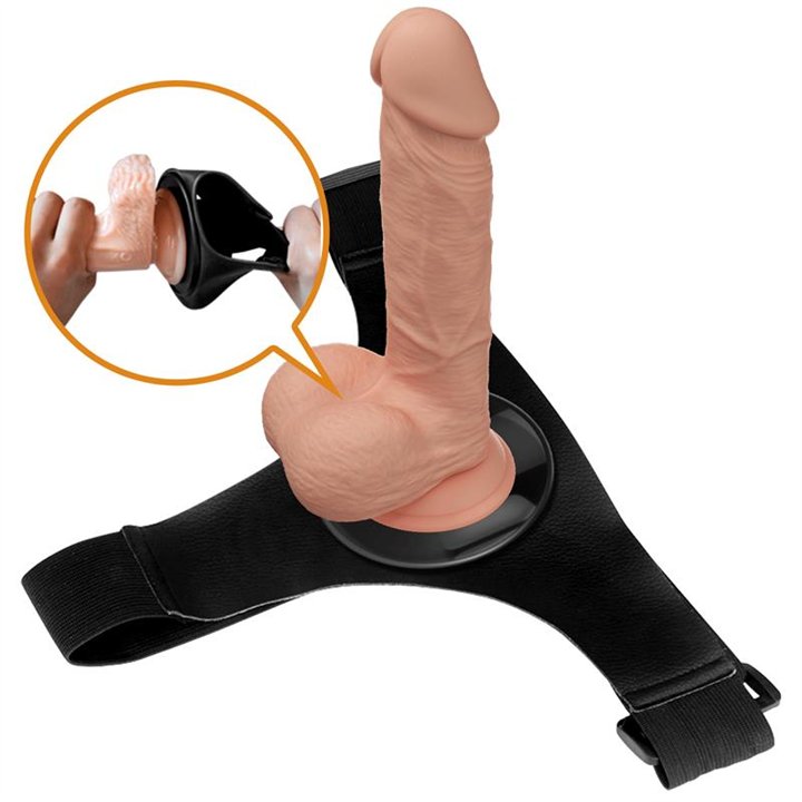 Jerry Harness with Dildo 7.6 - BW-022089NR - Teknashop Ltd