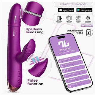 Sendel Vibe with Up and Down Internal Beads Ring and Pulsation with App - IN-297 - Teknashop Ltd