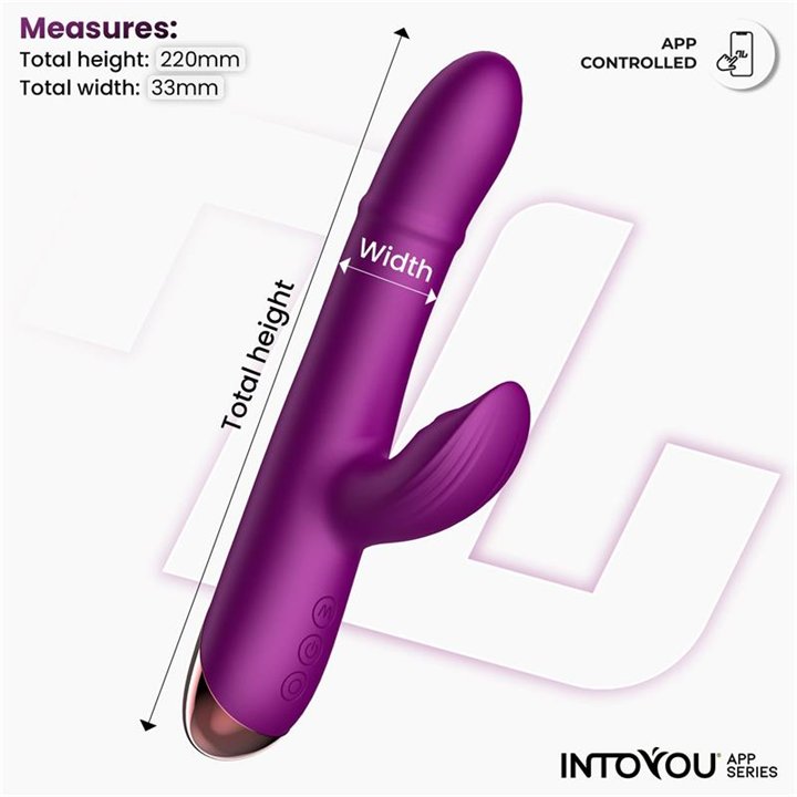 Sendel Vibe with Up and Down Internal Beads Ring and Pulsation with App - IN-297 - Teknashop Ltd