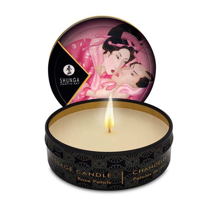 Shunga Mini Candle for Massage Rose - S9046008 - Teknashop Ltd