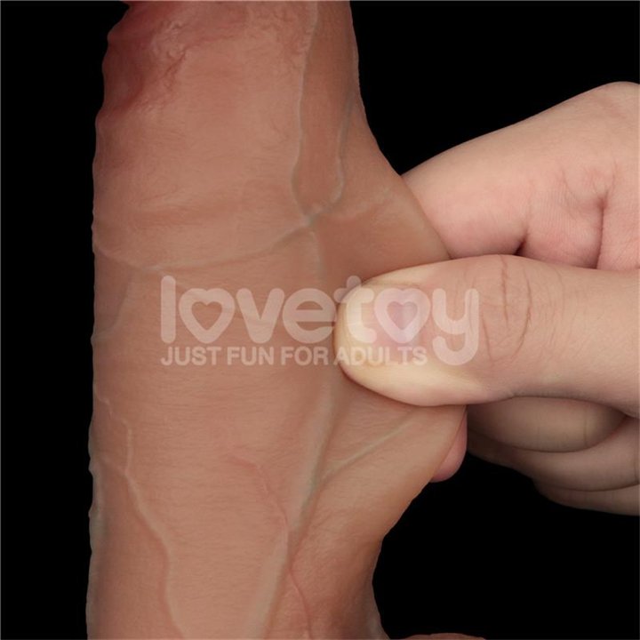 Sliding Pro Dildo Sliding Skin Dual Layer 8.5 - LO-LV417002 - Teknashop Ltd