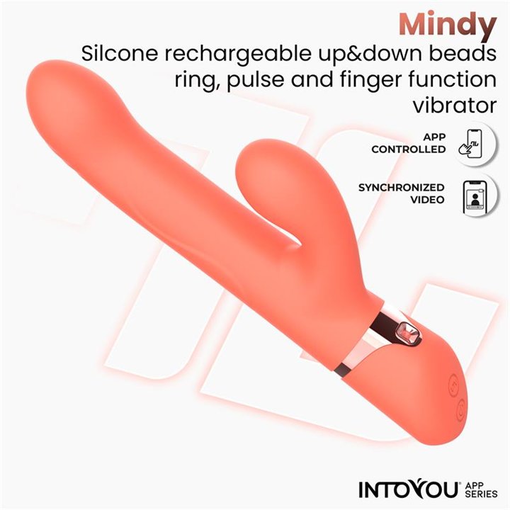 Mindy Vibe with Up and Down Beads Ring, Finger and Pulsation with APP - IN-479 - Teknashop Ltd